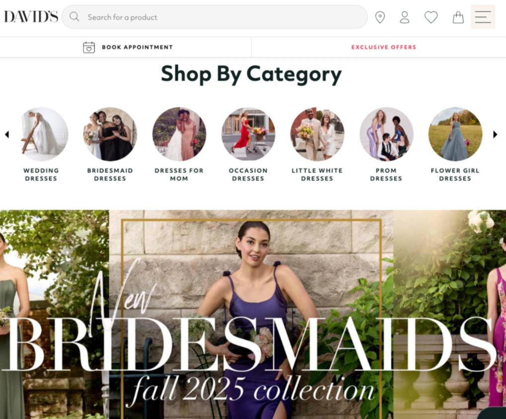 David&#39;s Bridal - Site Migration
